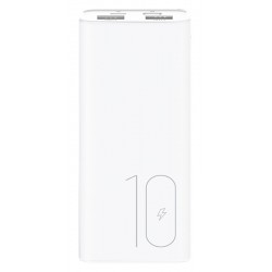 USAMS power bank PB31 10000mAh, 2x output, 2.1A, λευκό