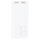 USAMS power bank PB31 10000mAh, 2x output, 2.1A, λευκό