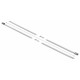 DELOCK μεταλλικός σφιγκτήρας καλωδίων 18769, 400x4.6mm, 10τμχ