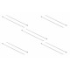 DELOCK μεταλλικός σφιγκτήρας καλωδίων 18772, 300x7.9mm, 10τμχ