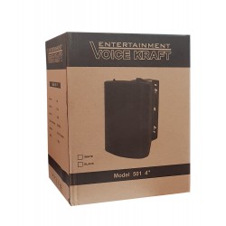 VOICE KRAFT Ηχείο 501-DS-WH 4", 2 δρόμων, bass reflex, 20W 8Ohm, λευκό