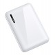 USAMS power bank PB39 5000mAh, slim, 2x output, 2A, λευκό