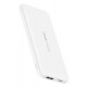 USAMS power bank PB33 5000mAh, slim, 1x output, 2.1A, λευκό