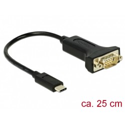 DELOCK Αντάπτορας Type-C σε Serial DB9 RS-232