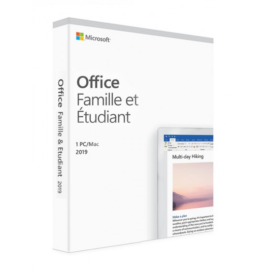 MICROSOFT Office Home and Student 2019 79G-05088, medialess, EU