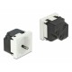 DELOCK module πρίζας ρεύματος Easy 45 81321, 45°, 45x45mm, 10τμχ
