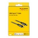 DELOCK Καλώδιο USB Type-C σε Lightning 85298, copper, 480Mbps, 2m, γκρι