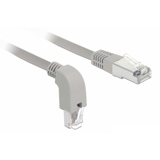 DELOCK Καλώδιο SF/UTP Cat 5e 85856, 26AWG, copper, 1m, γκρι