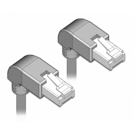 DELOCK Καλώδιο SF/UTP Cat 5e 85860, 26AWG, copper, 2m, γκρι