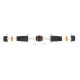 DELOCK αδιάβροχος αμφίδρομος σύνδεσμος RJ45 Cat.6A 86692, πορτοκαλί