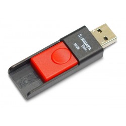 RIDATA USB Flash Drive Cube 9F616G0RDVD02, 16GB, USB 2.0, κόκκινο