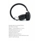 CELEBRAT Headphones με μικρόφωνο Α9, Bluetooth, 40mm, μαύρα