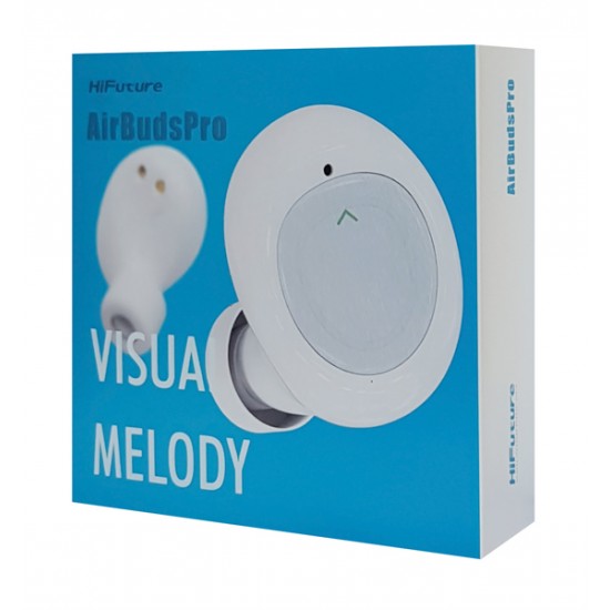 HIFUTURE earphones AirBuds Pro, true wireless, με θήκη φόρτισης, λευκά