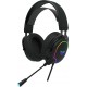 AULA gaming headset Wind F606, RGB, USB/3.5mm, 50mm, μαύρο