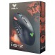 AULA ενσύρματο gaming ποντίκι Fire H512, 5000DPI, 12 πλήκτρα, RGB, μαύρο