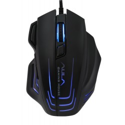 AULA ενσύρματο gaming ποντίκι Mountain S18, 7 πλήκτρα, RGB, μαύρο