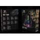 AULA ενσύρματο gaming ποντίκι Mountain S18, 7 πλήκτρα, RGB, μαύρο