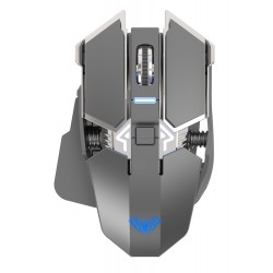 AULA ασύρματο gaming ποντίκι Wind SC300, 1200DPI, 7 πλήκτρα, ασημί