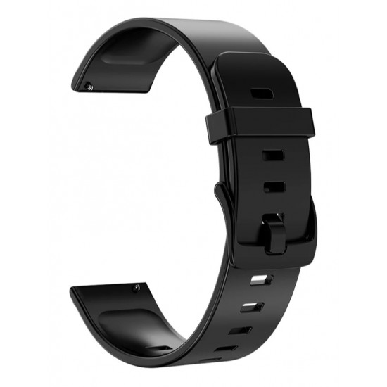 Λουράκι σιλικόνης BAND20MM-BK, 20mm, μαύρο