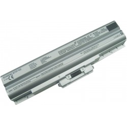 POWERTECH συμβατή μπαταρία για Sony VGN- NS NW SR VPC - CW Series, ασημί