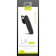 USAMS bluetooth earphone US-LK001, LK series, BT 4.1, μαύρο