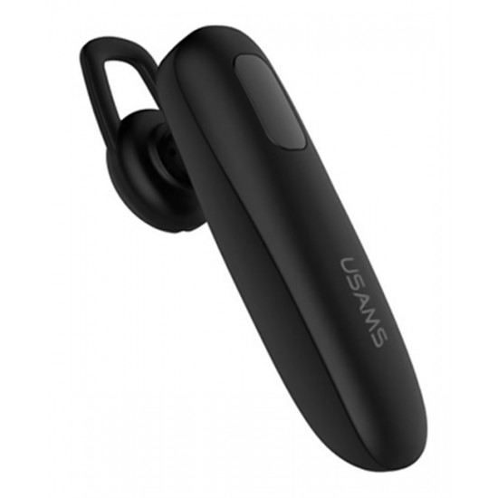 USAMS bluetooth earphone US-LK001, LK series, BT 4.1, μαύρο