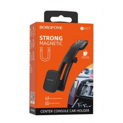 BOROFONE μαγνητική βάση smartphone για αυτοκίνητο BH17-BK, μαύρη