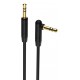 BOROFONE καλώδιο jack 3.5mm BL4, stereo 3pin, 90°, 2m, μαύρο