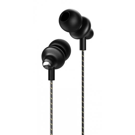 BOROFONE earphones με μικρόφωνο BM42, 3.5mm, 1.2m, μαύρα