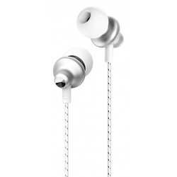 BOROFONE earphones με μικρόφωνο BM42, 3.5mm, 1.2m, λευκά
