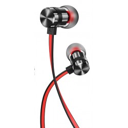 BOROFONE earphones με μικρόφωνο BM48, 3.5mm, 1.2m, μαύρα