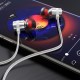 BOROFONE earphones με μικρόφωνο BM48, 3.5mm, 1.2m, ασημί