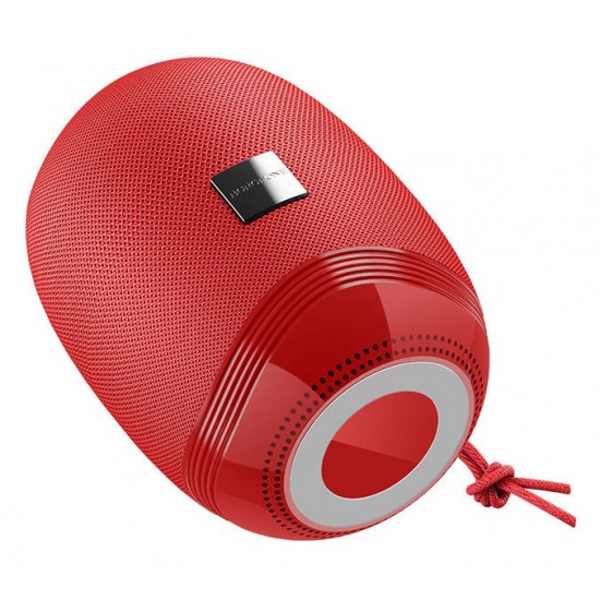 BOROFONE φορητό ηχείο BR6, Bluetooth/3.5mm/USB/SD Card, κόκκινο