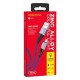 BOROFONE καλώδιο USB σε USB Micro BU25, LED, 2.4A, 1.2m, μπλε
