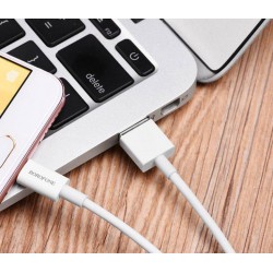 BOROFONE stand καλωδίων BX3 USB σε USB Micro, 1m, 30τμχ, λευκό