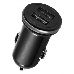 BOROFONE φορτιστής αυτοκινήτου BZ5, 2x USB, 2.1Α 12W, μαύρος