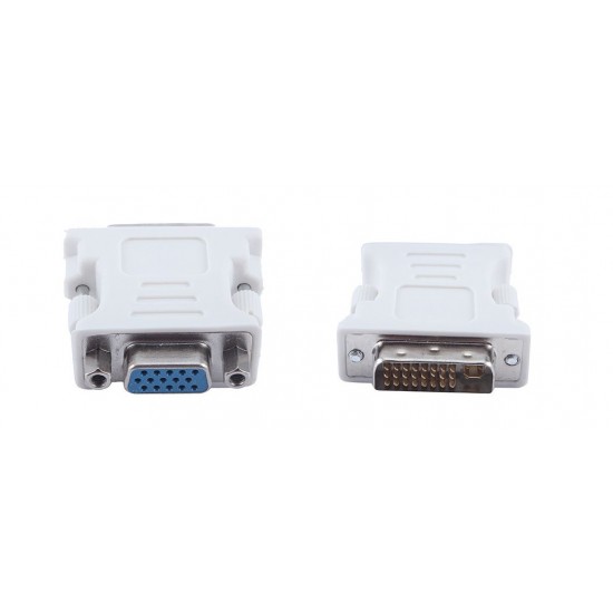 POWERTECH Αντάπτορας VGA 15pin female σε DVI-I 24+5 pin male