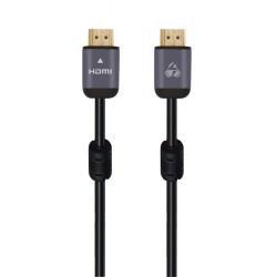 POWERTECH καλώδιο HDMI 2.0 CAB-H098 prime, 4k 3D, Copper, μαύρο, 5m