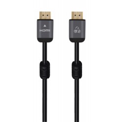 POWERTECH καλώδιο HDMI 2.0 CAB-H099 prime, 4k 3D, Copper, μαύρο, 7.5m