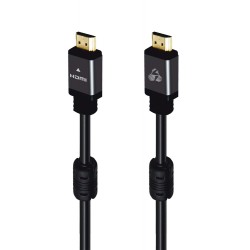 POWERTECH καλώδιο HDMI 2.0 CAB-H100 prime, 4K 3D, copper, μαύρο, 10m