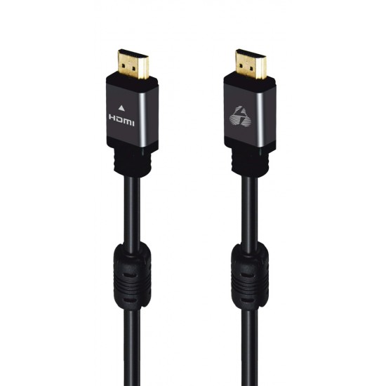 POWERTECH καλώδιο HDMI 2.0 CAB-H100 prime, 4K 3D, copper, μαύρο, 10m