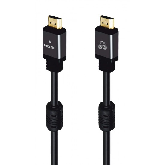 POWERTECH καλώδιο HDMI 2.0 CAB-H101 prime, 4K 3D, copper, μαύρο, 15m