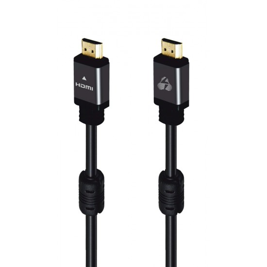POWERTECH καλώδιο HDMI 2.0 CAB-H102 prime, 4K 3D, copper, μαύρο, 20m