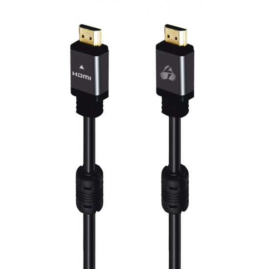 POWERTECH καλώδιο HDMI 2.0 CAB-H103 prime, 4K 3D, copper, μαύρο, 40m