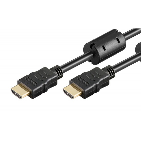 POWERTECH καλώδιο HDMI 1.4 CAB-H106 eco, 2x ferrites, copper, 20m