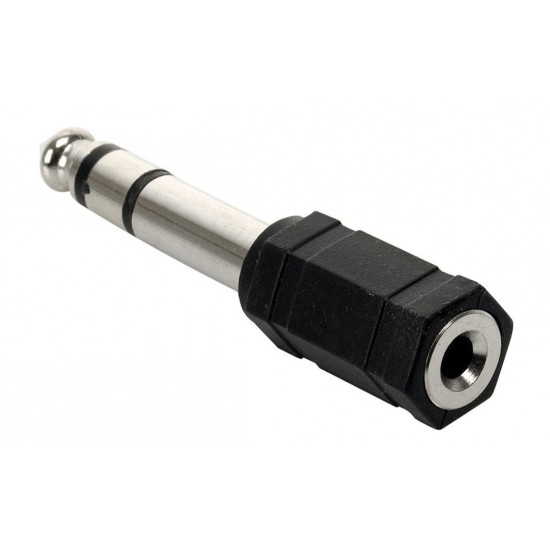 POWERTECH Αντάπτορας από stereo 3.5mm (F) σε 6.35mm (M), nickel, 5τμχ