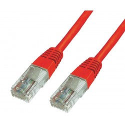 POWERTECH Καλώδιο UTP Cat 6e CAB-N010, 1m, κόκκινο