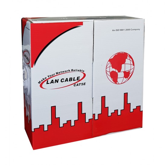 POWERTECH καλώδιο UTP Cat 5e CAB-N033, CCA 26AWG 0.4mm, PVC, 305m, γκρι
