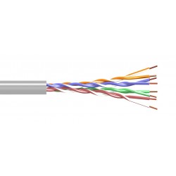 POWERTECH καλώδιο UTP Cat 5e CAB-N033, CCA 26AWG 0.4mm, PVC, 305m, γκρι