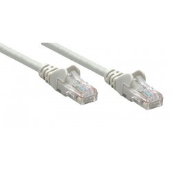 POWERTECH καλώδιο UTP Cat 6e, CCA 24AWG, 0.5mm patch cord, γκρι, 1m